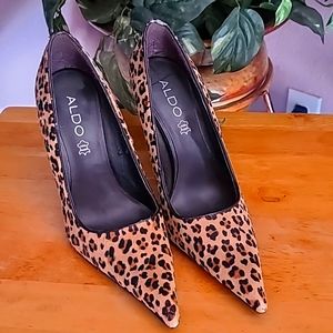 Cheetah heels size 8